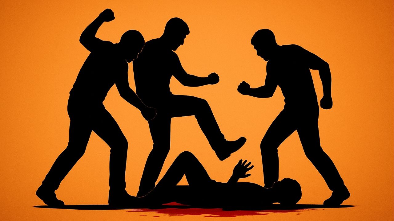 Stock Image Man Attacked