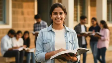 Stock Image Young People Exam