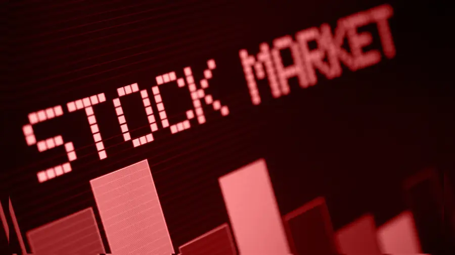 Stock Market Red