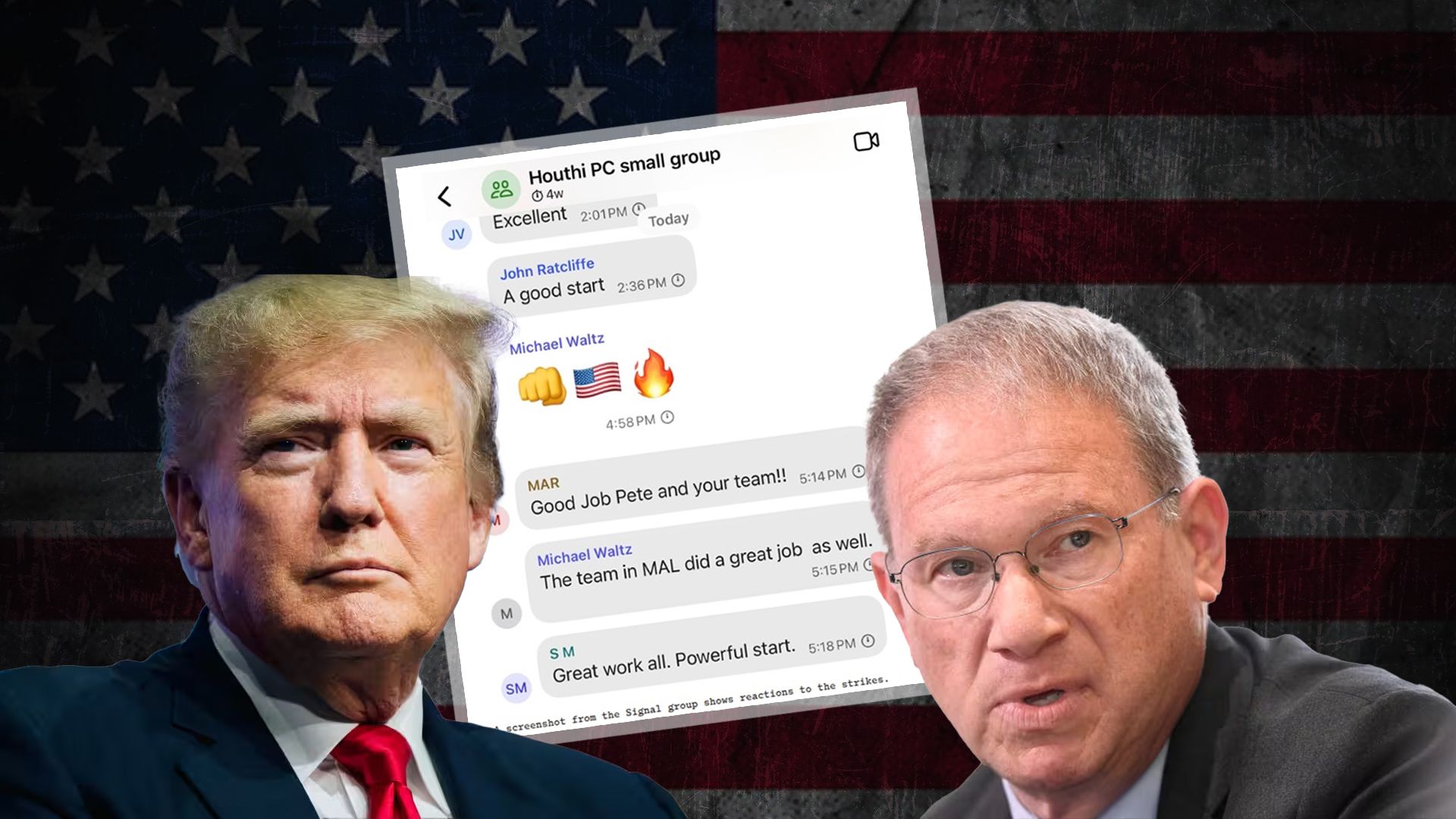 Trump and Jeffrey Goldberg