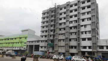 നിർമാണം പുരോഗമിക്കുന്ന കരുനാഗപ്പള്ളി താലൂക്കാശുപത്രി