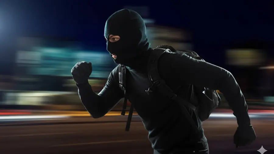 Thief Running Robbery