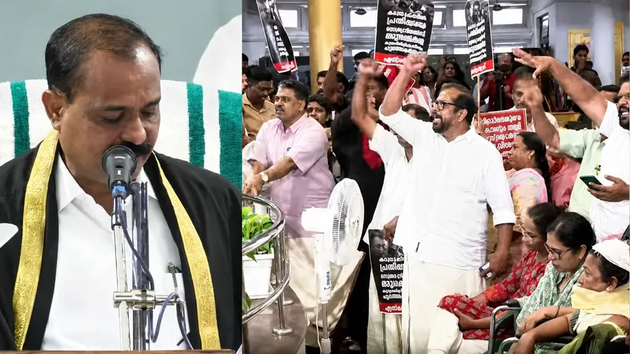 Thiruvananthapuram Corporation LDF Protest