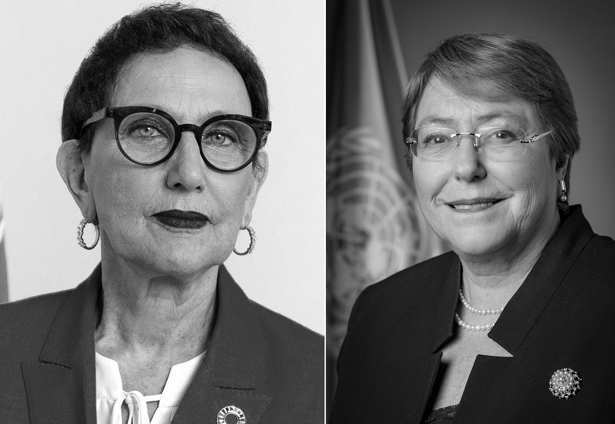 Rebeca Grynspan and Michelle Bachelet
