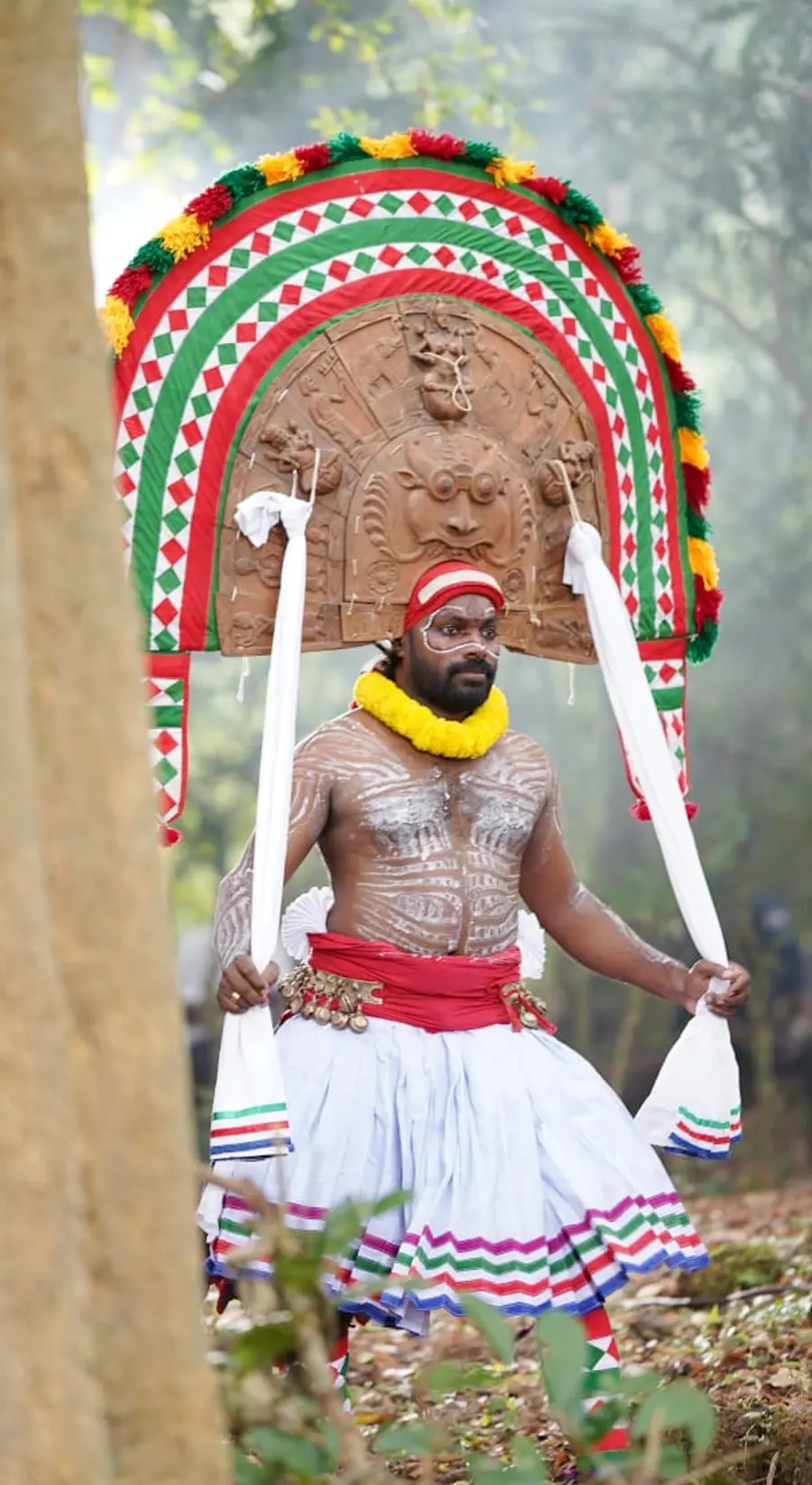 തിറവേഷത്തിൽ ഉദയകുമാർ