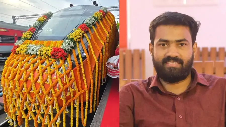 V K SANOJ VANDE BHARAT