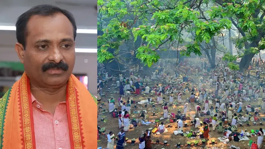 V V Rajesh Attukal Pongala