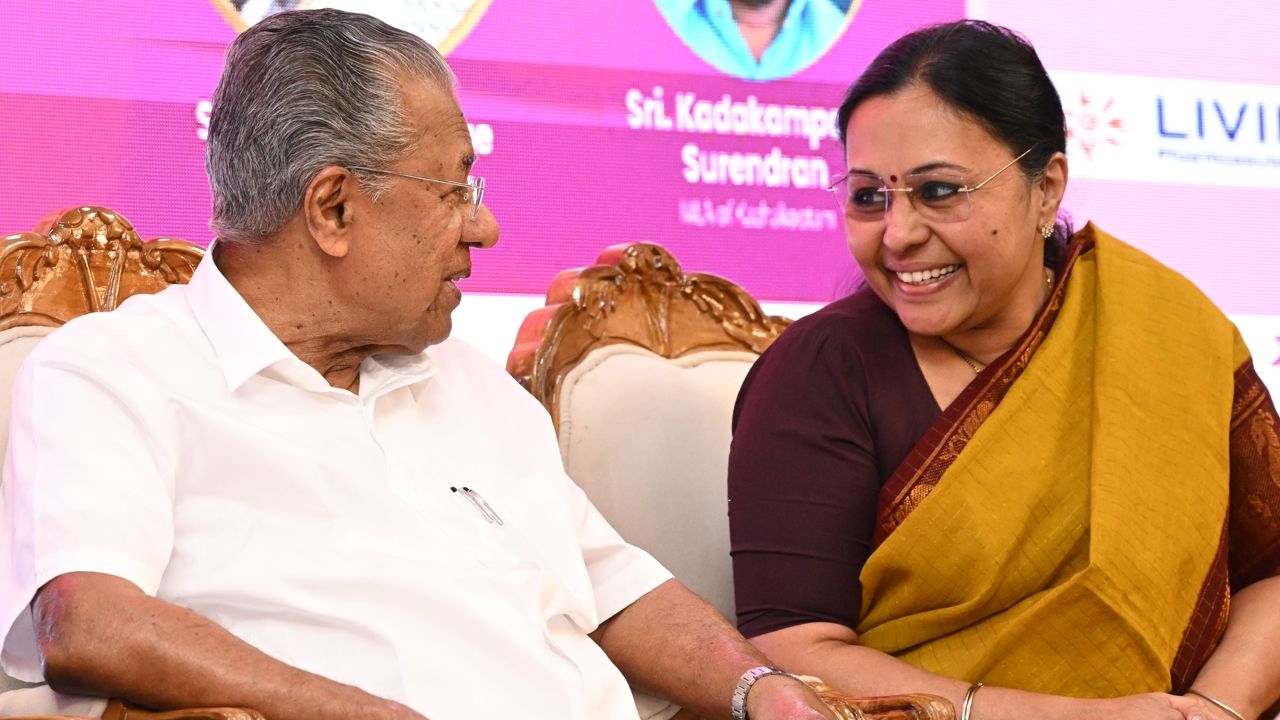 Veena George Pinarayi Vijayan