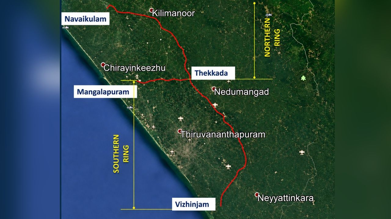 Vizhinjam Navaikulam outer ring road