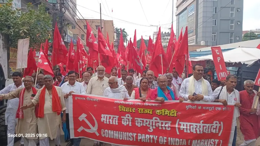 Voter Adhikara yatra cpim