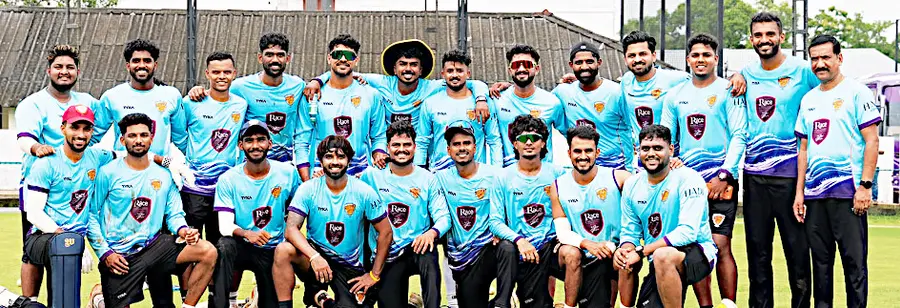 ആലപ്പുഴ എസ്ഡി കോളേജ് ഗ്രൗണ്ടിൽ പരിശീലനത്തിനെത്തിയ ആലപ്പുഴ റിപ്പിൾസ് ടീം