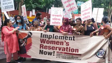 Women Reservation AIDWA Jantar Mantar Protest