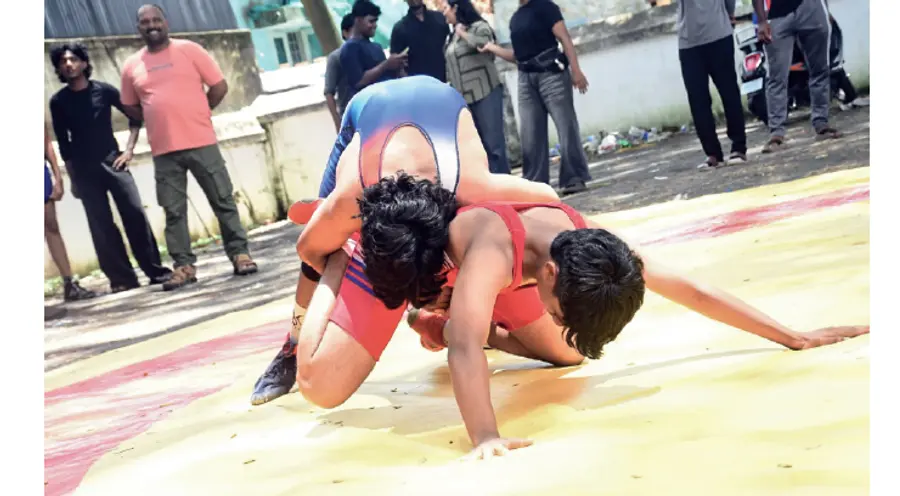 Wrestling match