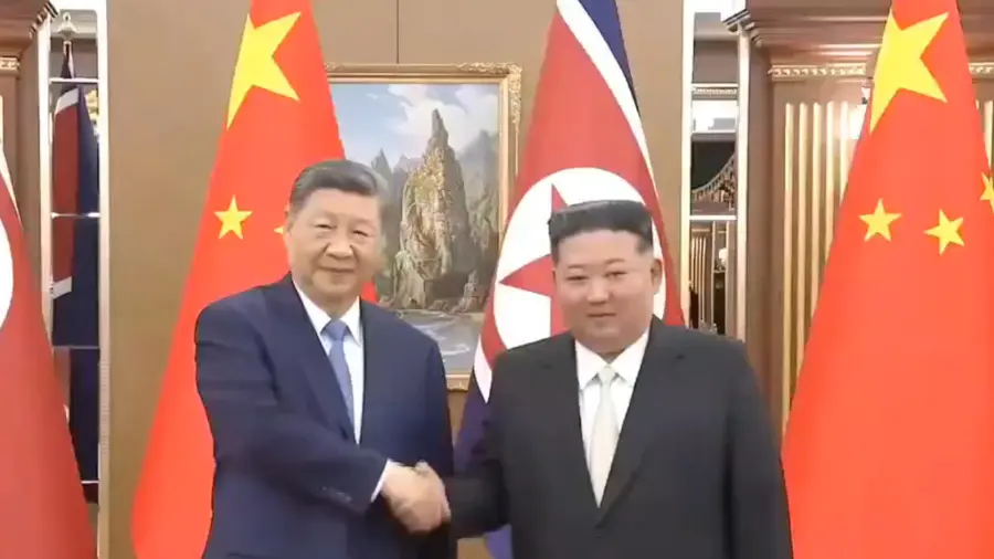 Xi Jinping Meets Kim Jong .jpg