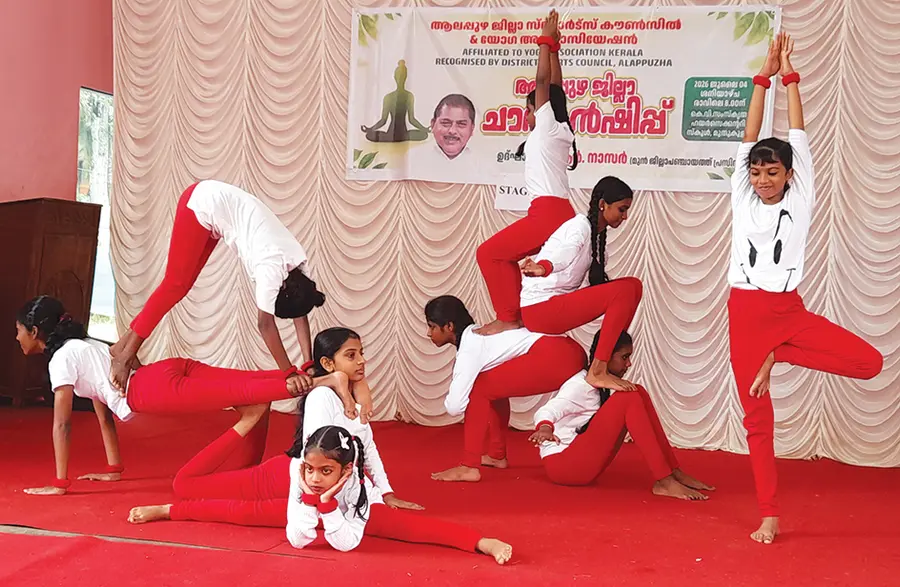 ജില്ലാ സ്പോര്ട്സ് യോഗ ചാമ്പ്യൻഷിപ്പില്നിന്ന്