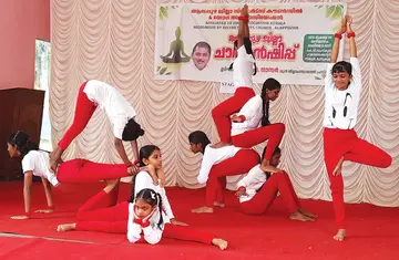 ജില്ലാ സ്‌പോര്‍ട്‌സ് യോഗ ചാമ്പ്യൻഷിപ്പില്‍നിന്ന്
