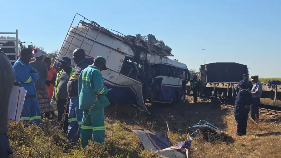 Zimbabwe Train Bus Collision