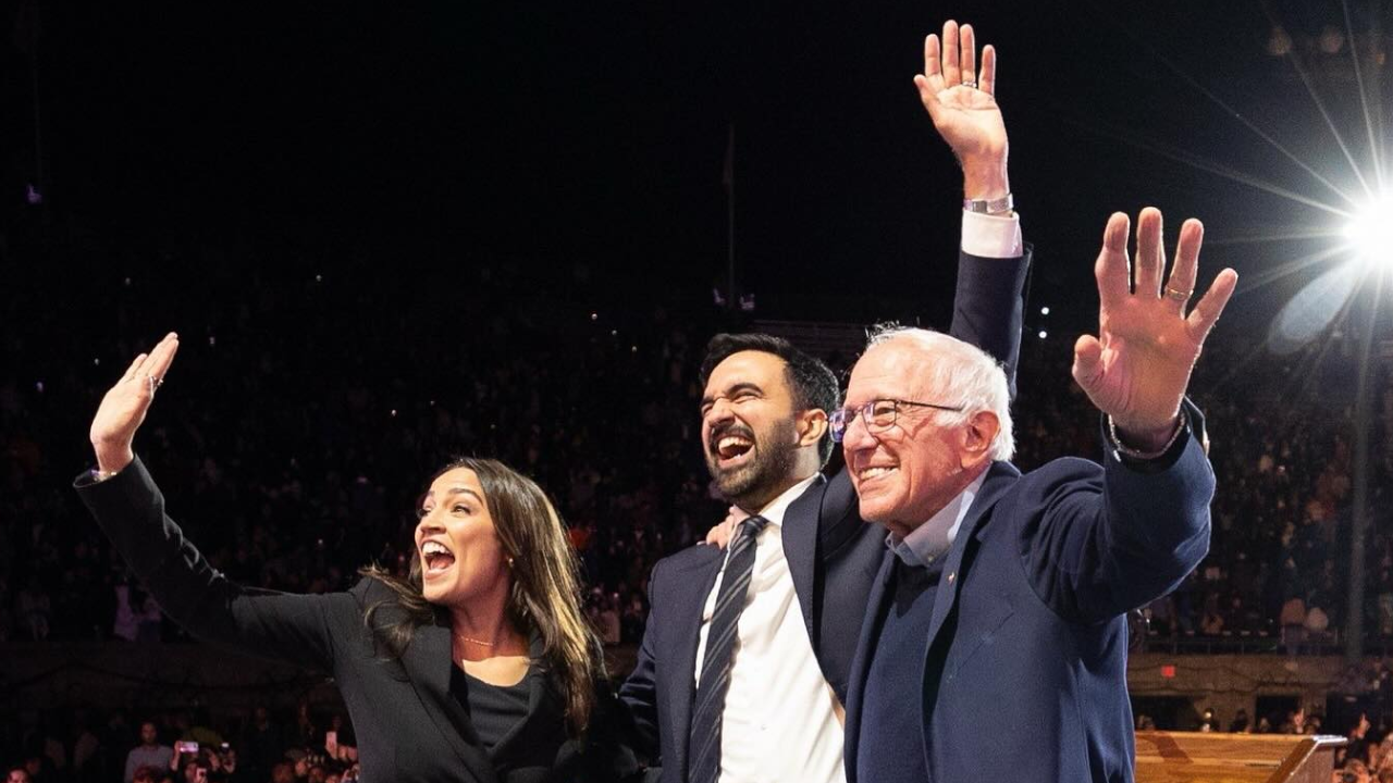 Zohran AOC Bernie