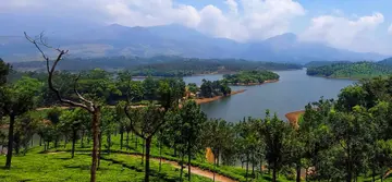 ടാറ്റാ ടീയിലെ തേയിലക്കാട്ടിൽ നിന്നും ആനയിറങ്കൽ ജലാശയത്തിൽ