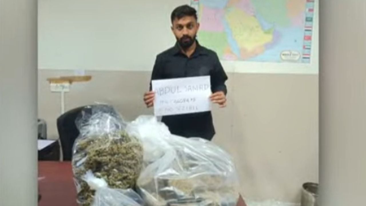 abdul samad with ganja