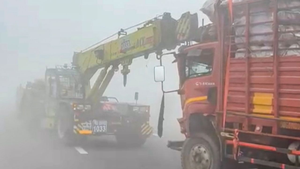 accident due to fog