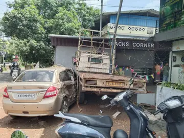 Speeding vehicles crashed into the store