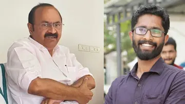 adarsh m saji against vd satheesan
