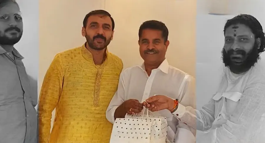 Adoor Prakash With Unnikrishnan Potty