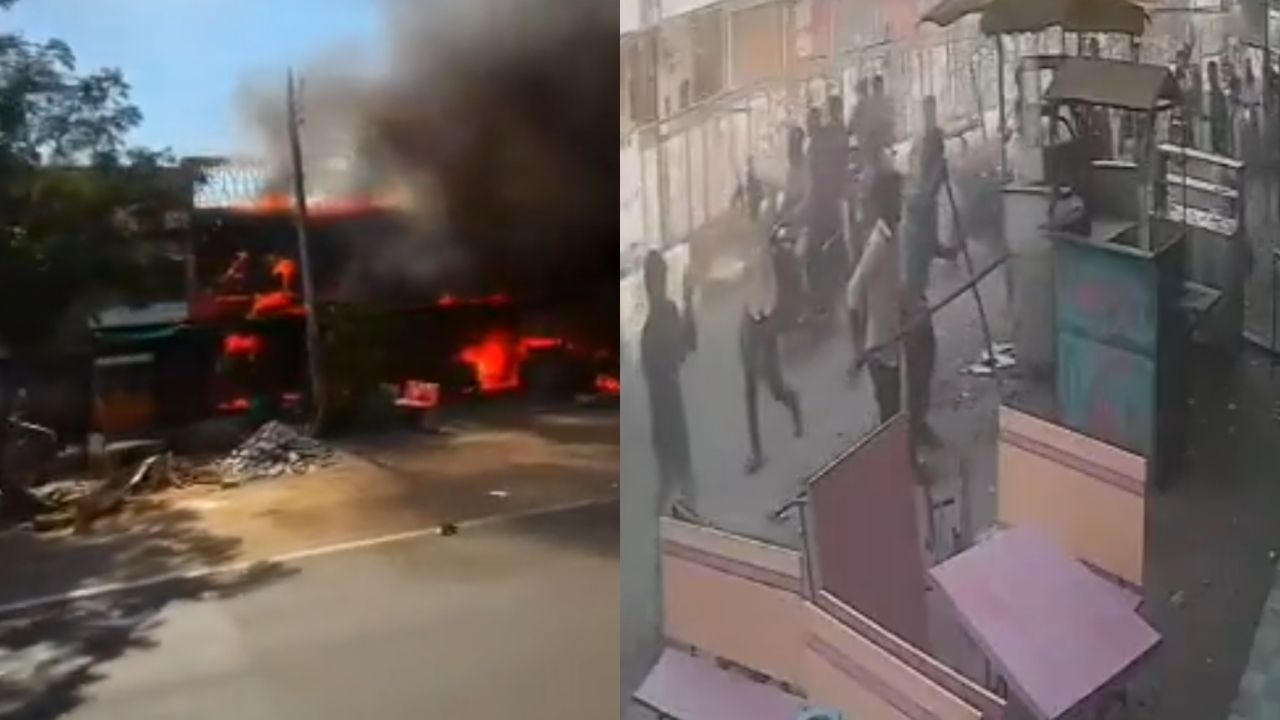 ahmedabad shops burnt