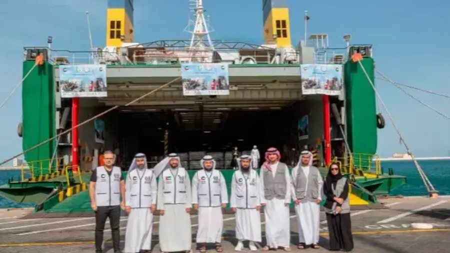 ajman gaza aid
