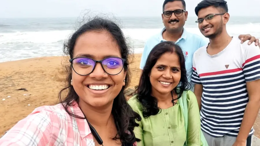 Akruthi Choudhari family