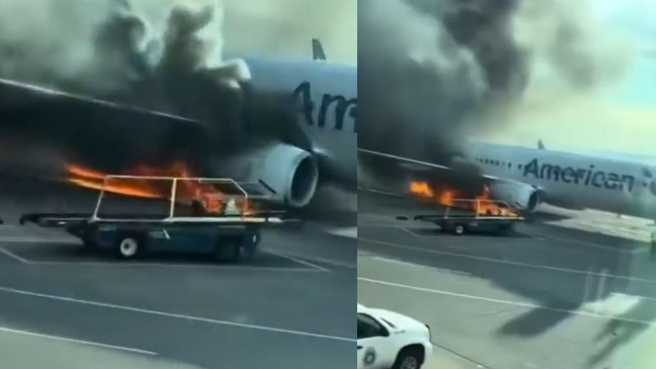 american airline fire