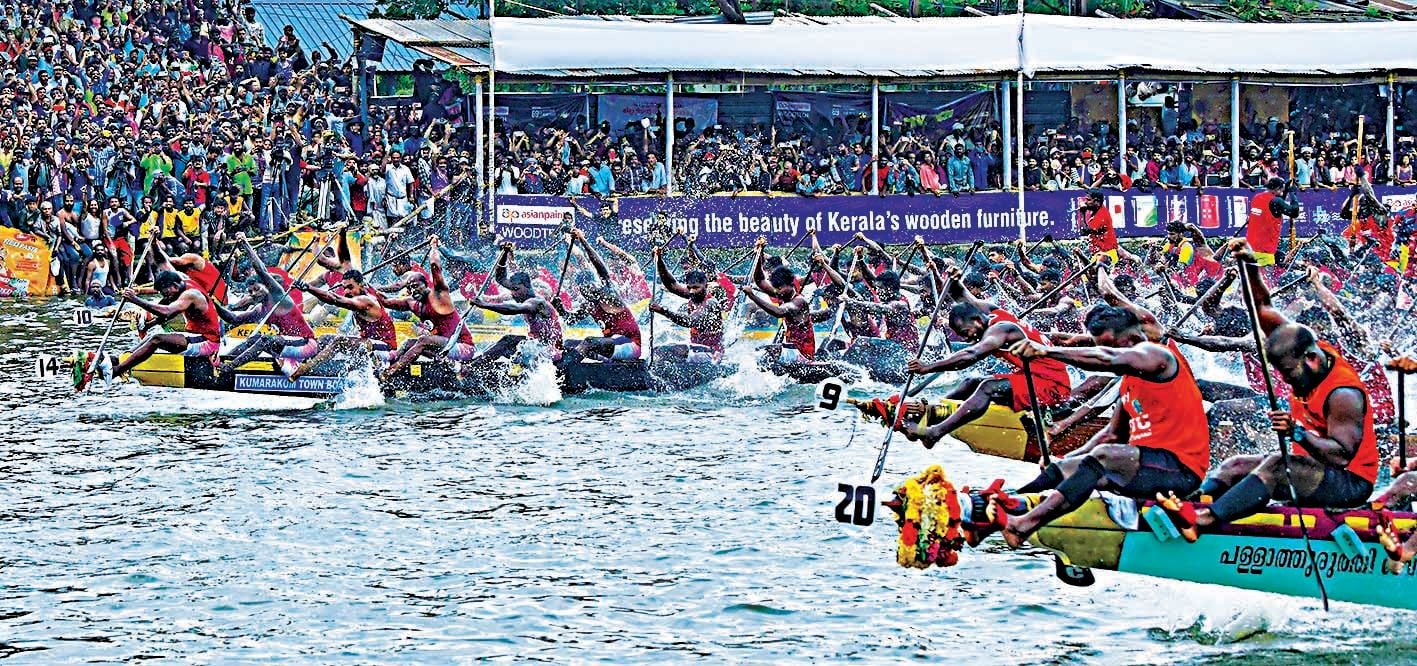 Champakulam Chundan, rowed by Kumarakom Town Boat Club, comes second in the 2023 Nehru Trophy final (file image)
