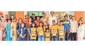 Sports talents felicitated