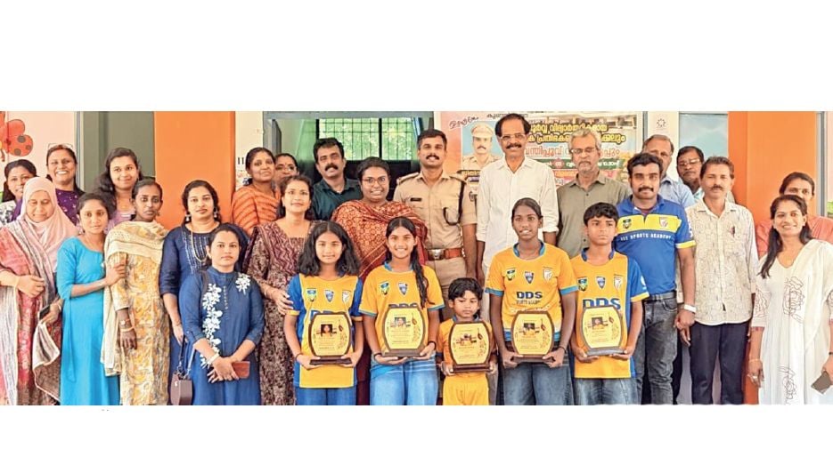 Sports talents felicitated