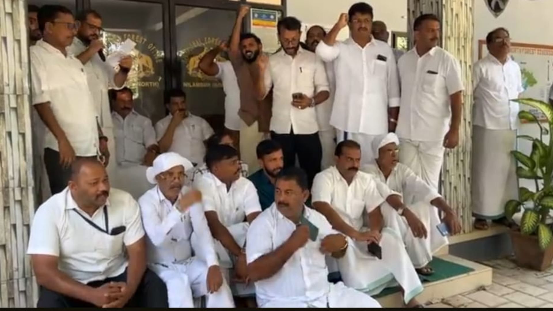 PV Anwar MLA and Group Attack Nilambur DFO Office; Four Arrested