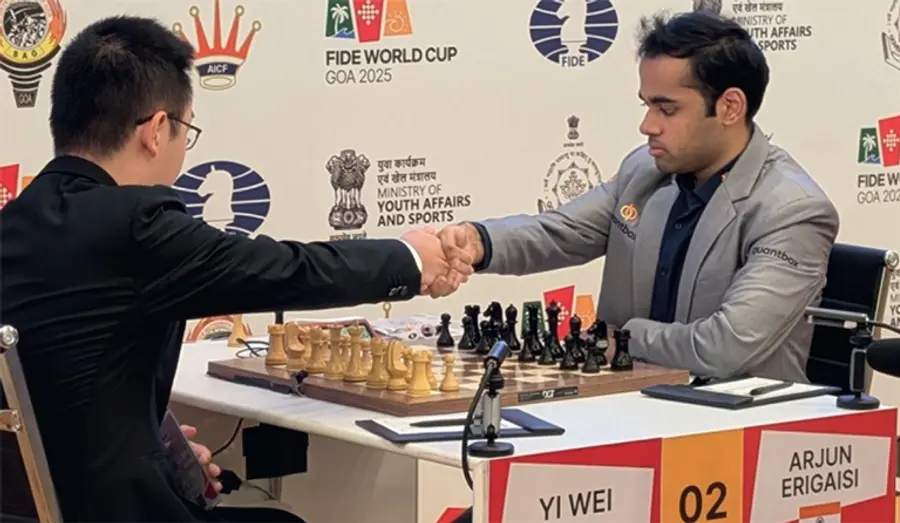 Arjun Erigaisi Chess World Cup