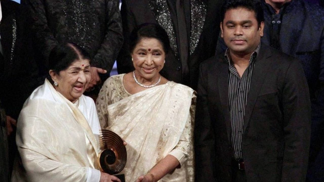 asha bhosle with rahman