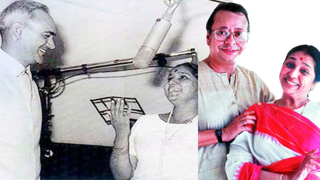 asha bhosle with r d barman