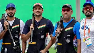 India_Shooting skeet_men's team