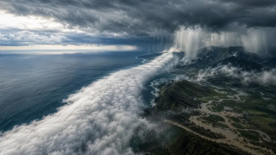 atmospheric river ai image