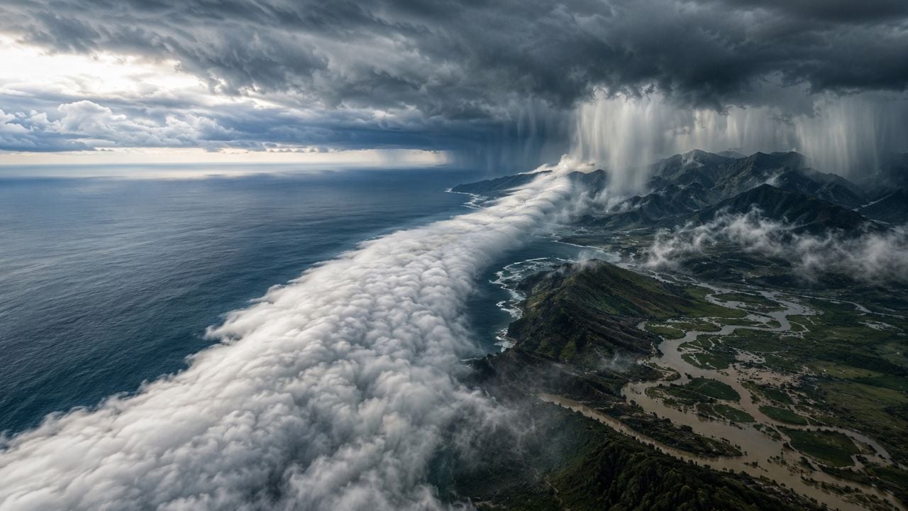 atmospheric river ai image