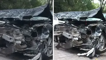 Audi Car Accident 