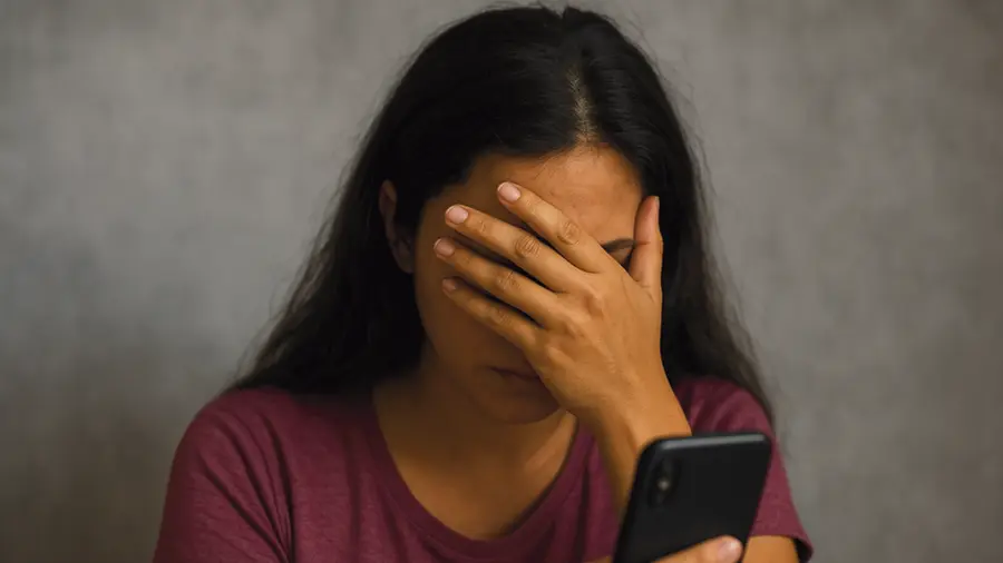 woman blackmailed