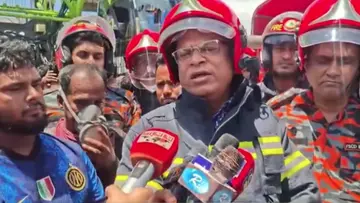 Bangladesh gas leak fire and rescue