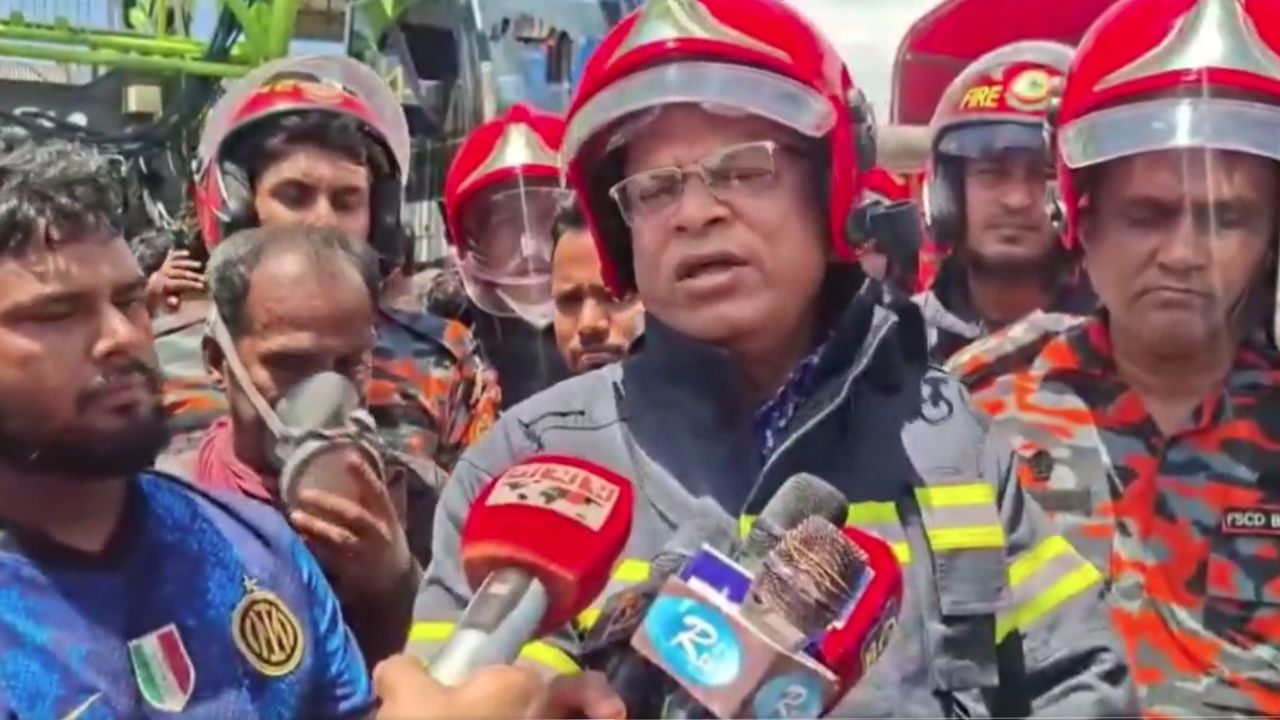 Bangladesh gas leak fire and rescue