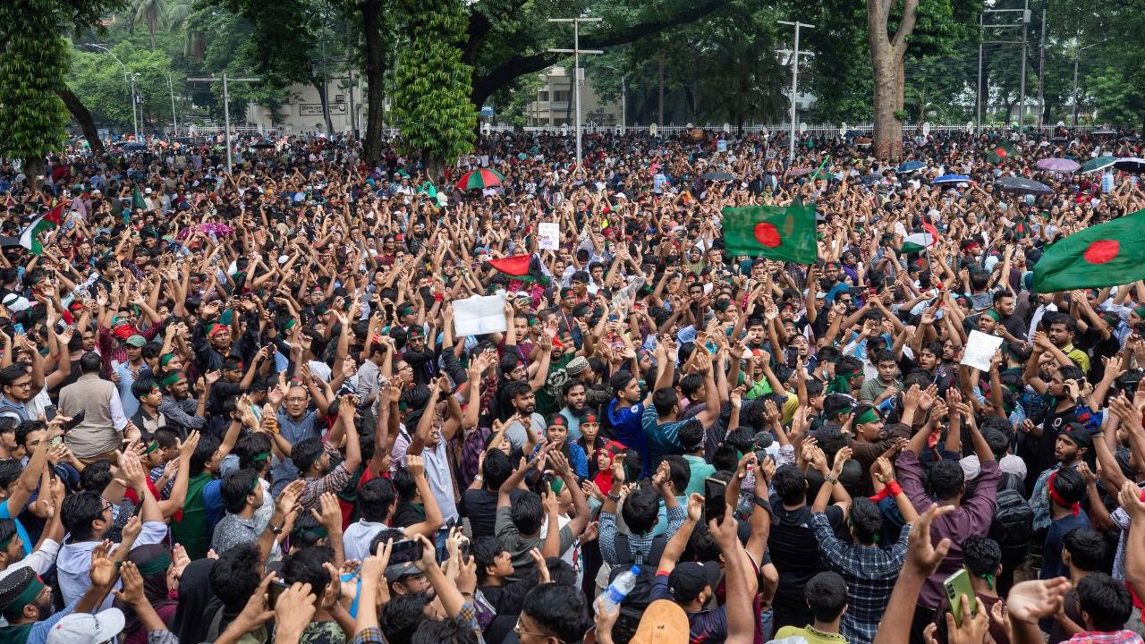 Student agitation in Bangladesh