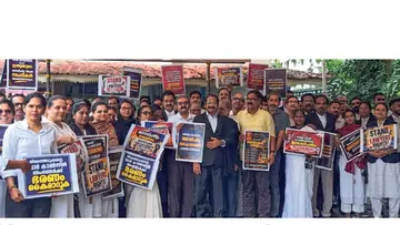 protested