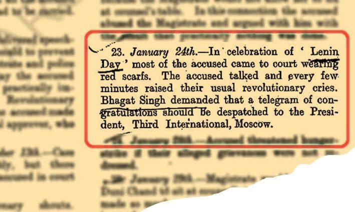 bhagath singh article