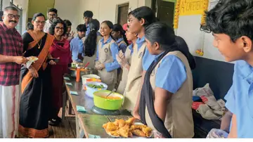 A food festival was organized.